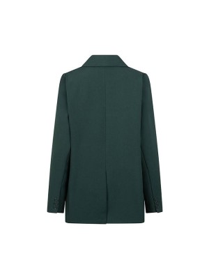 Lofty Manner Blazer Mae petrol green | Freewear Blazer Mae - www.freewear.nl - Freewear