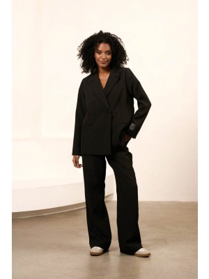 Lofty Manner Blazer Mae black | Freewear Blazer Mae - www.freewear.nl - Freewear