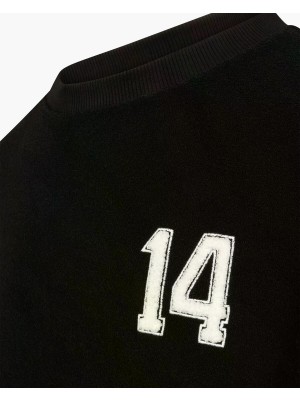 Cruyff Boucle Crewneck black | Freewear Boucle Crewneck - www.freewear.nl - Freewear