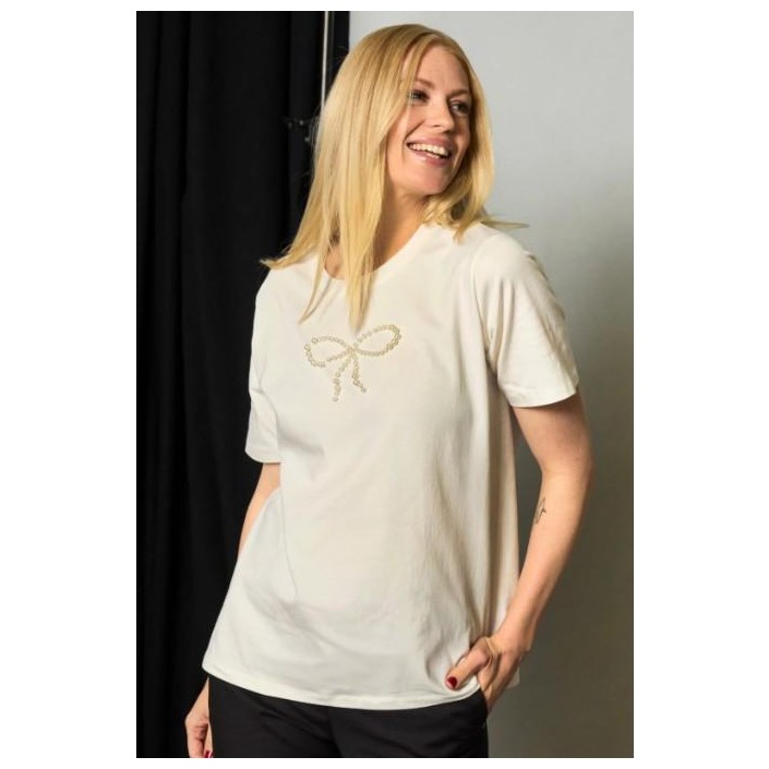 Ze-Ze T-shirt Bethany off white | Freewear T-shirt Bethany - www.freewear.nl - Freewear