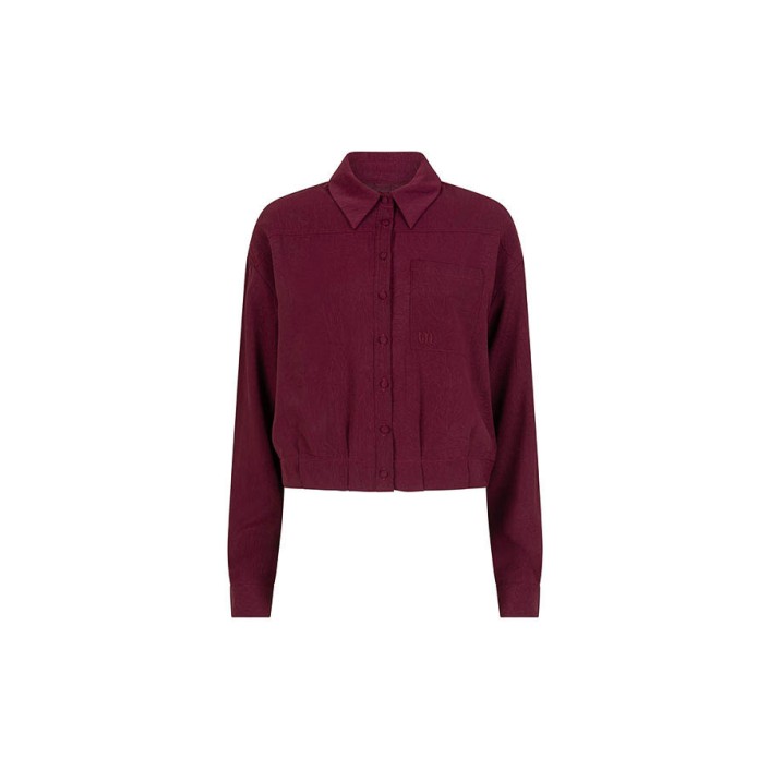 Lofty Manner Blouse Astrid burgundy red | Freewear Blouse Astrid - www.freewear.nl - Freewear