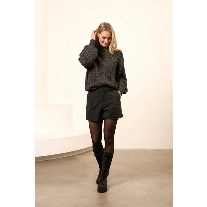 Lofty Manner Sweater Dagmar grijs | Freewear Sweater Dagmar - www.freewear.nl - Freewear