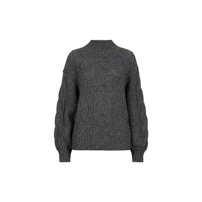 Lofty Manner Sweater Dagmar grijs | Freewear Sweater Dagmar - www.freewear.nl - Freewear
