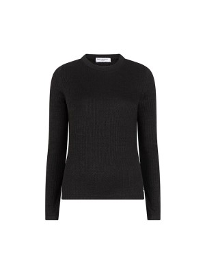 Lofty Manner Sweater Iselin black | Freewear Sweater Iselin - www.freewear.nl - Freewear