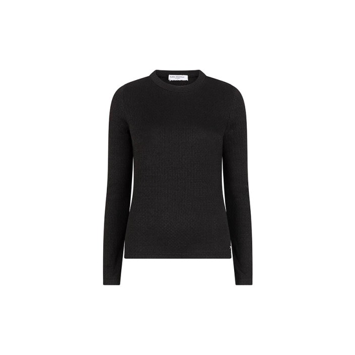 Lofty Manner Sweater Iselin black | Freewear Sweater Iselin - www.freewear.nl - Freewear
