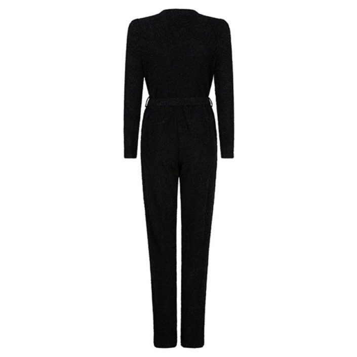 Lofty Manner Jumpsuit Mavis zwart | Freewear Jumpsuit Mavis - www.freewear.nl - Freewear