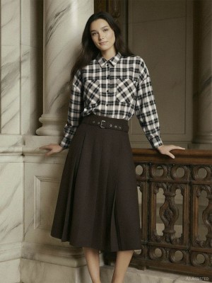  HDNadia ls boxy shirt navy blazer | Freewear HDNadia ls boxy shirt - www.freewear.nl - Freewear