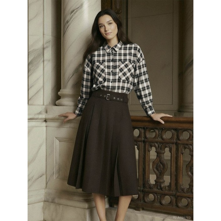  HDNadia ls boxy shirt navy blazer | Freewear HDNadia ls boxy shirt - www.freewear.nl - Freewear