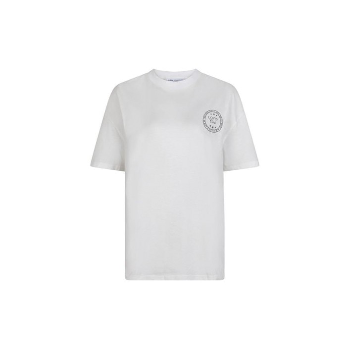 Lofty Manner T-shirt Ziggy white | Freewear T-shirt Ziggy - www.freewear.nl - Freewear
