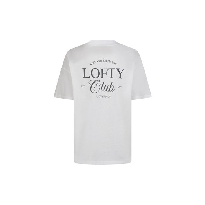 Lofty Manner T-shirt Ziggy white | Freewear T-shirt Ziggy - www.freewear.nl - Freewear