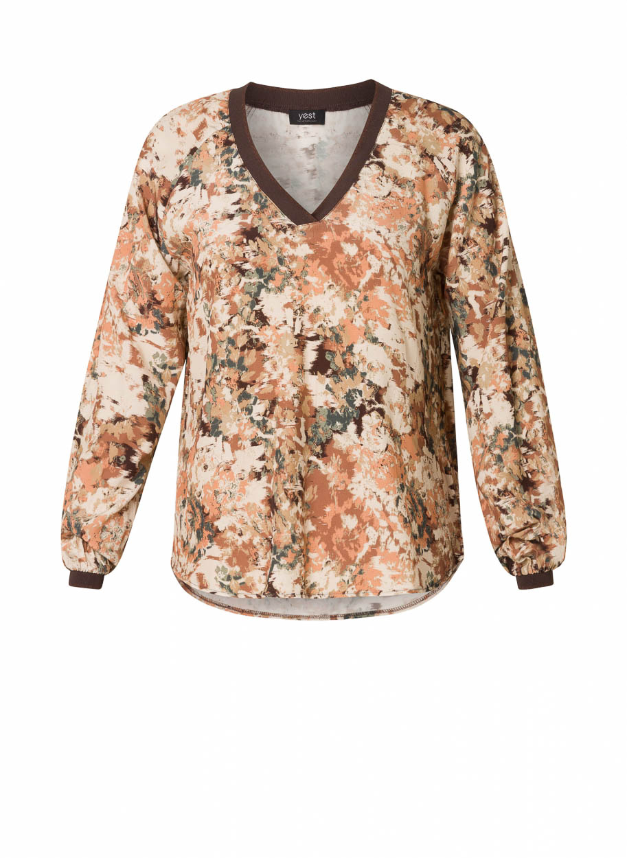 YEST Sylvie - Warm Brown Multi - maat 42
