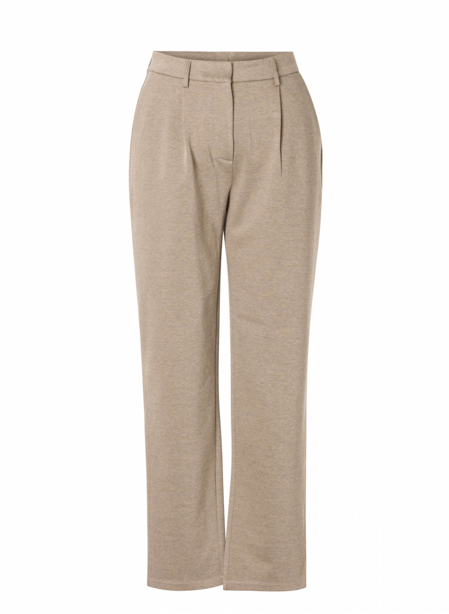 YEST Erva Bottoms - Light Khaki/Melange - maat 46