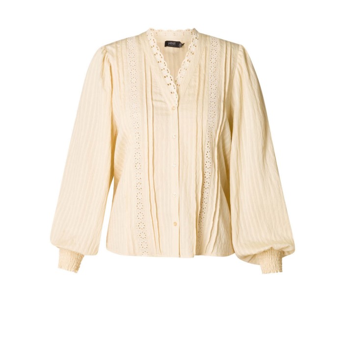 Yest Ofra Blouse Light Sand | Freewear Ofra Blouse - www.freewear.nl - Freewear