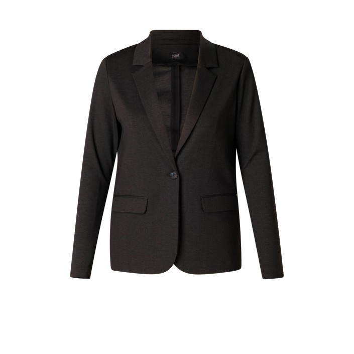 Yest Solana Essential Blazer Dark Grey/Black | Freewear Solana Essential Blazer - www.freewear.nl - Freewear