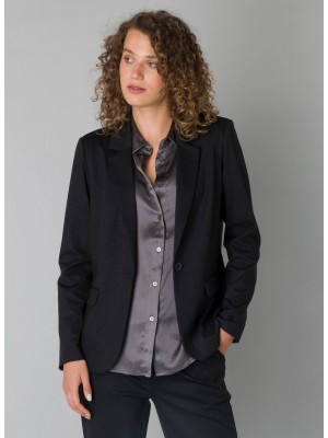 Yest Solana Essential Blazer Dark Grey/Black | Freewear Solana Essential Blazer - www.freewear.nl - Freewear