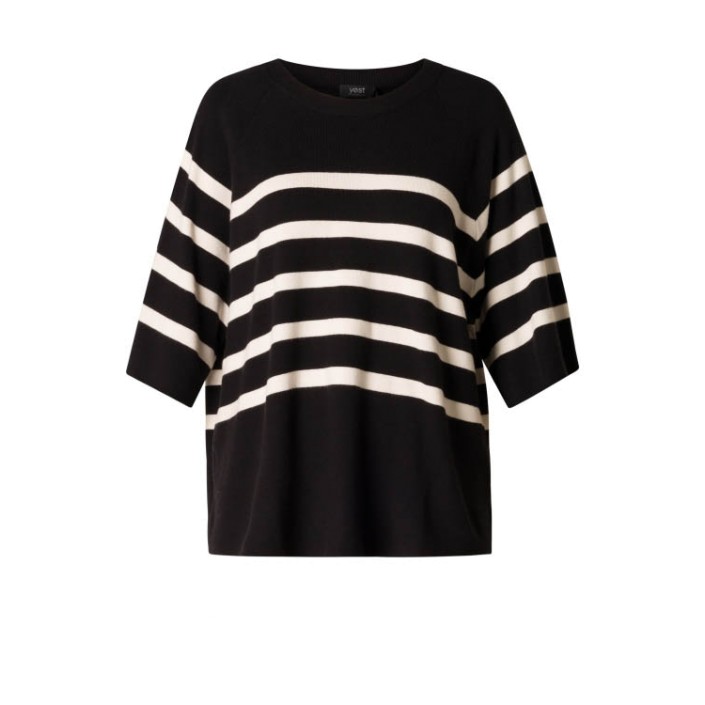 Yest Niki Pullover Black/Ecru | Freewear Niki Pullover - www.freewear.nl - Freewear