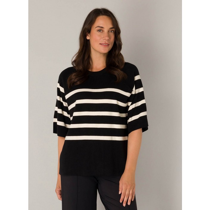 Yest Niki Pullover Black/Ecru | Freewear Niki Pullover - www.freewear.nl - Freewear