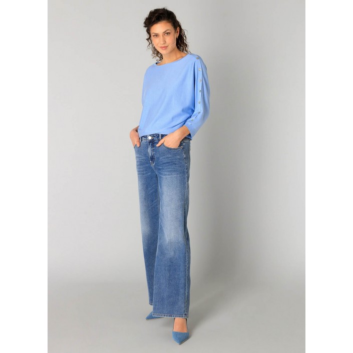 Yest Rabea 32 inch Broek Denim Stone Wash Blu | Freewear Rabea 32 inch Broek - www.freewear.nl - Freewear