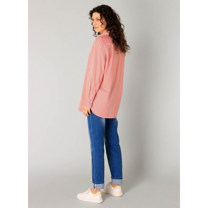 Yest Rae Blouse Off White/Coral | Freewear Rae Blouse - www.freewear.nl - Freewear
