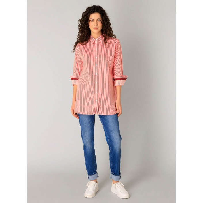 Yest Rae Blouse Off White/Coral | Freewear Rae Blouse - www.freewear.nl - Freewear