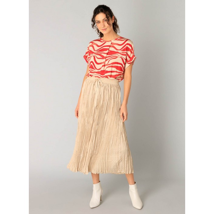 Yest Revanche Top Dark Coral/Beige | Freewear Revanche Top - www.freewear.nl - Freewear