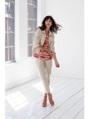 Yest Rille Jasje Beige | Freewear Rille Jasje - www.freewear.nl - Freewear