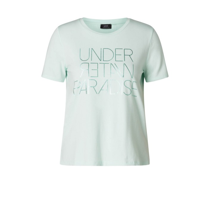 Yest Ivamaria Essential T-shirt Mint | Freewear Ivamaria Essential T-shirt - www.freewear.nl - Freewear