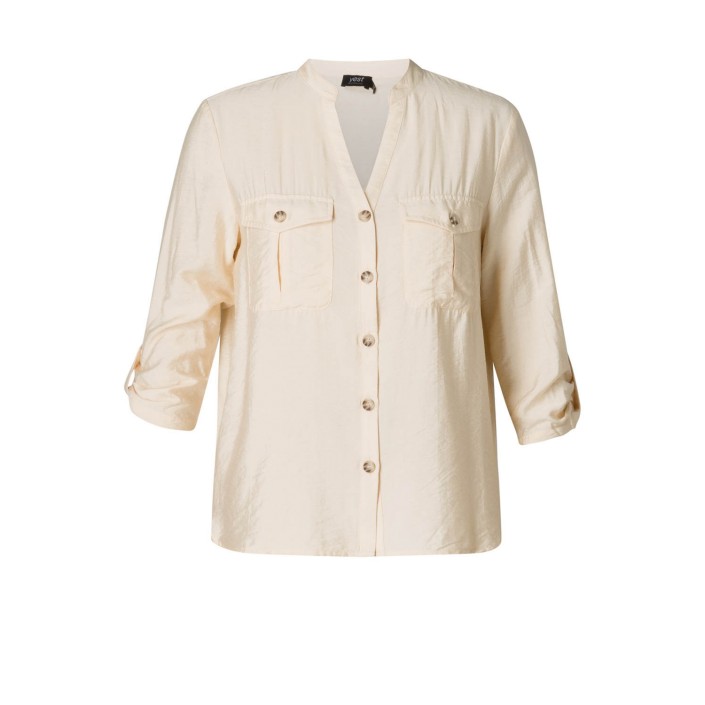 Yest Sanneke Blouse Bleached Sand | Freewear Sanneke Blouse - www.freewear.nl - Freewear