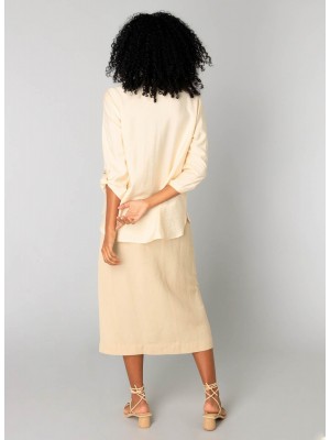 Yest Sanneke Blouse Bleached Sand | Freewear Sanneke Blouse - www.freewear.nl - Freewear