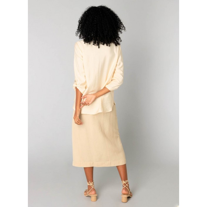 Yest Sanneke Blouse Bleached Sand | Freewear Sanneke Blouse - www.freewear.nl - Freewear