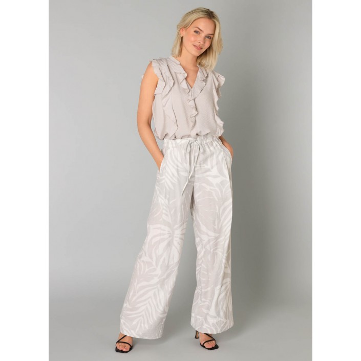 Yest Tessa Pant Soft Grey/White | Freewear Tessa Pant - www.freewear.nl - Freewear