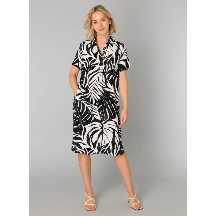 Yest Tereza Dress Black/White | Freewear Tereza Dress - www.freewear.nl - Freewear