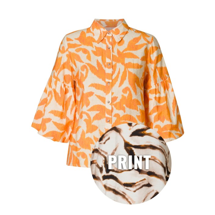 Yest Saphaniya Blouse Black Multi Colour | Freewear Saphaniya Blouse - www.freewear.nl - Freewear