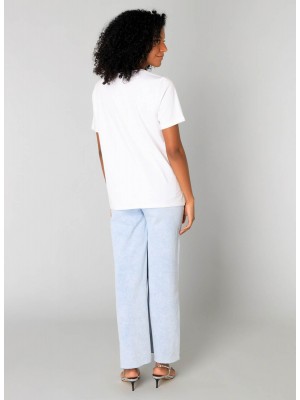 Yest Ivamaria Essential T-shirt White | Freewear Ivamaria Essential T-shirt - www.freewear.nl - Freewear