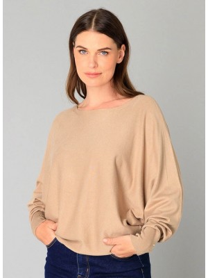 Yest Nanou Essential Pullover Cashew Brown | Freewear Nanou Essential Pullover - www.freewear.nl - Freewear
