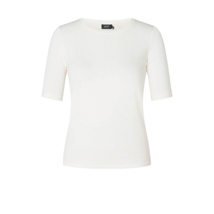 Yest Oechje Essential T-shirt Sandy White | Freewear Oechje Essential T-shirt - www.freewear.nl - Freewear