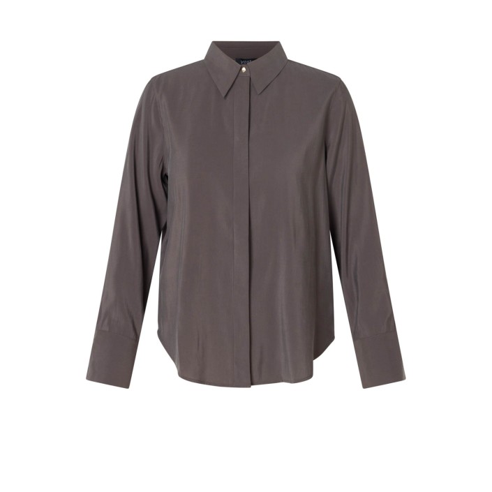 Yest Clara Blouse Chocolate Brown | Freewear Clara Blouse - www.freewear.nl - Freewear