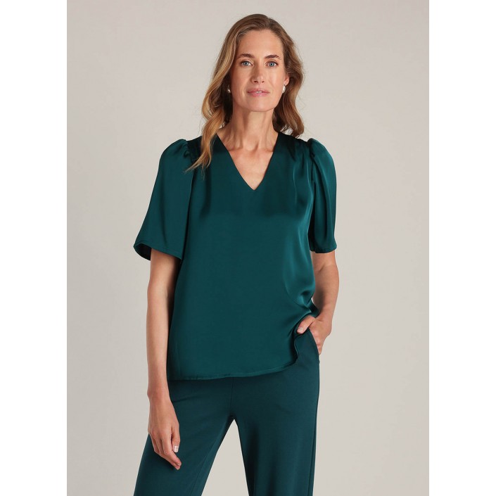 Yest Pippa Essential Top Teal Green | Freewear Pippa Essential Top - www.freewear.nl - Freewear