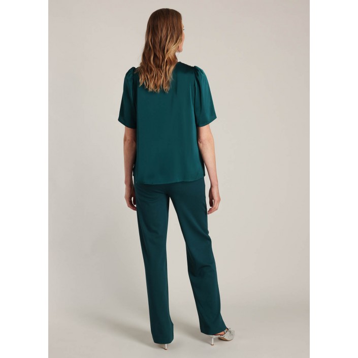 Yest Pippa Essential Top Teal Green | Freewear Pippa Essential Top - www.freewear.nl - Freewear