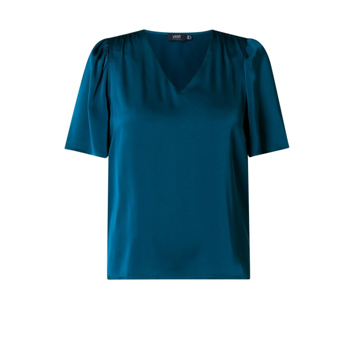 Yest Pippa Essential Top Teal Green | Freewear Pippa Essential Top - www.freewear.nl - Freewear
