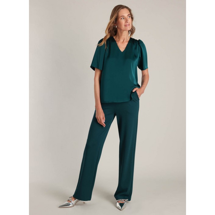 Yest Pippa Essential Top Teal Green | Freewear Pippa Essential Top - www.freewear.nl - Freewear