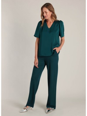 Yest Pippa Essential Top Teal Green | Freewear Pippa Essential Top - www.freewear.nl - Freewear