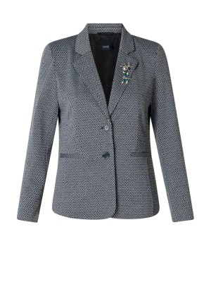 Yest Dorothy Blazer Black/Off White | Freewear Dorothy Blazer - www.freewear.nl - Freewear