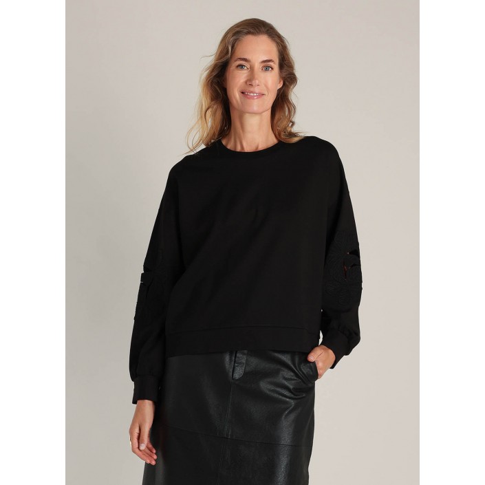 Yest Donella Sweater Black | Freewear Donella Sweater - www.freewear.nl - Freewear