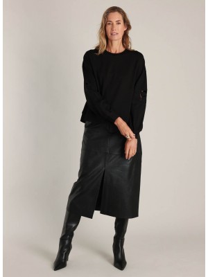 Yest Donella Sweater Black | Freewear Donella Sweater - www.freewear.nl - Freewear