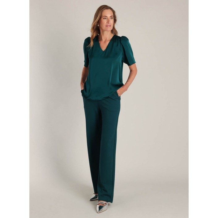 Yest Paloma Essential Broek Teal Green | Freewear Paloma Essential Broek - www.freewear.nl - Freewear