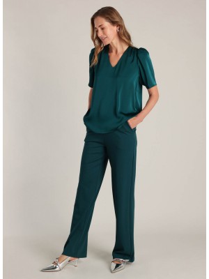 Yest Paloma Essential Broek Teal Green | Freewear Paloma Essential Broek - www.freewear.nl - Freewear