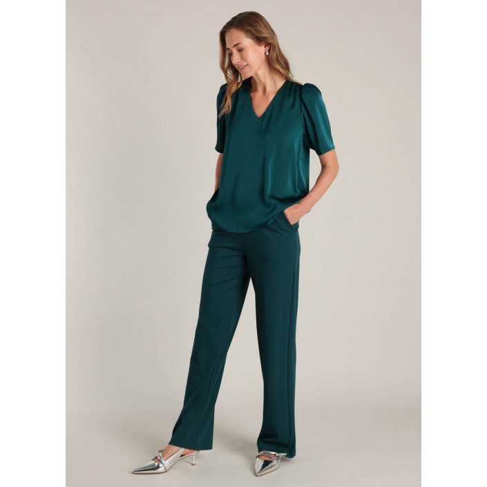 Yest Paloma Essential Broek Teal Green | Freewear Paloma Essential Broek - www.freewear.nl - Freewear
