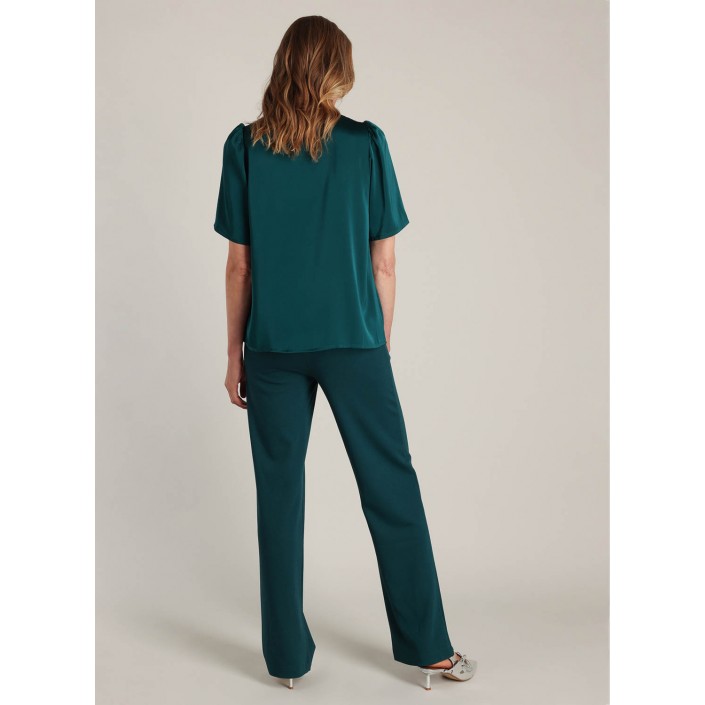Yest Paloma Essential Broek Teal Green | Freewear Paloma Essential Broek - www.freewear.nl - Freewear