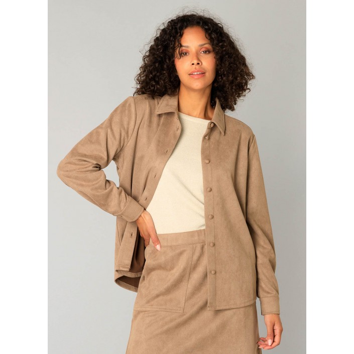 Yest Clemence Blouse Soft Taupe | Freewear Clemence Blouse - www.freewear.nl - Freewear